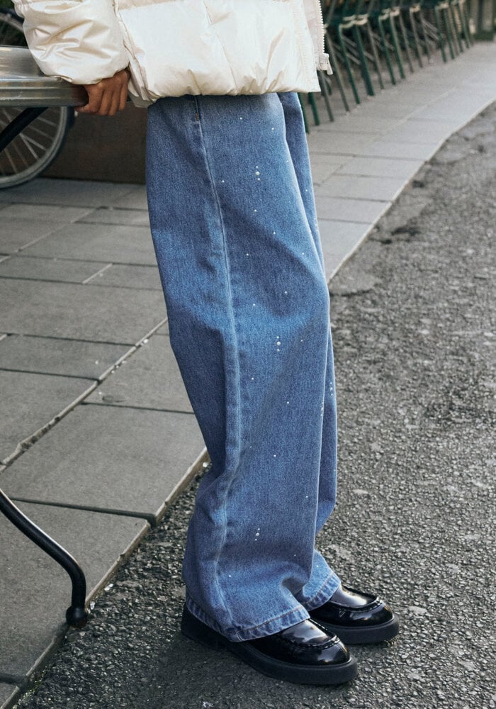 Name It NKFROSE WIDE DECOR JEANS 4760-IM Medium Blue Denim