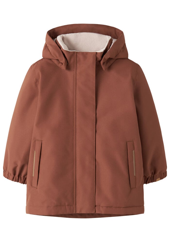 Lil' Atelier NMFLASNOW10 JKT SOLID FO LIL Maple Syrup