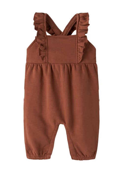 Lil' Atelier Lil' Atelier NBFILONDON RUK LOOSE SWEAT OVERALL LIL Maple Syrup