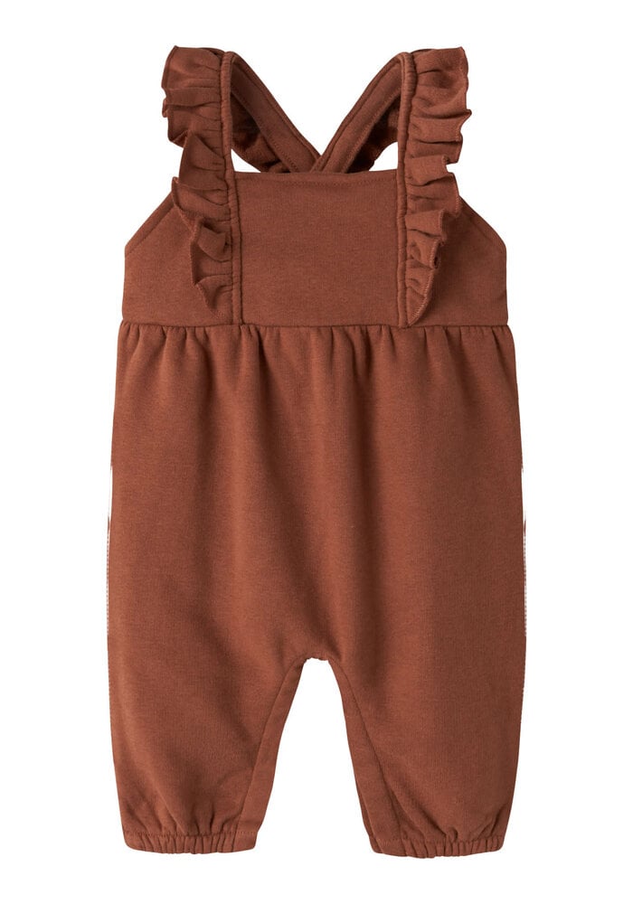 Lil' Atelier NBFILONDON RUK LOOSE SWEAT OVERALL LIL Maple Syrup