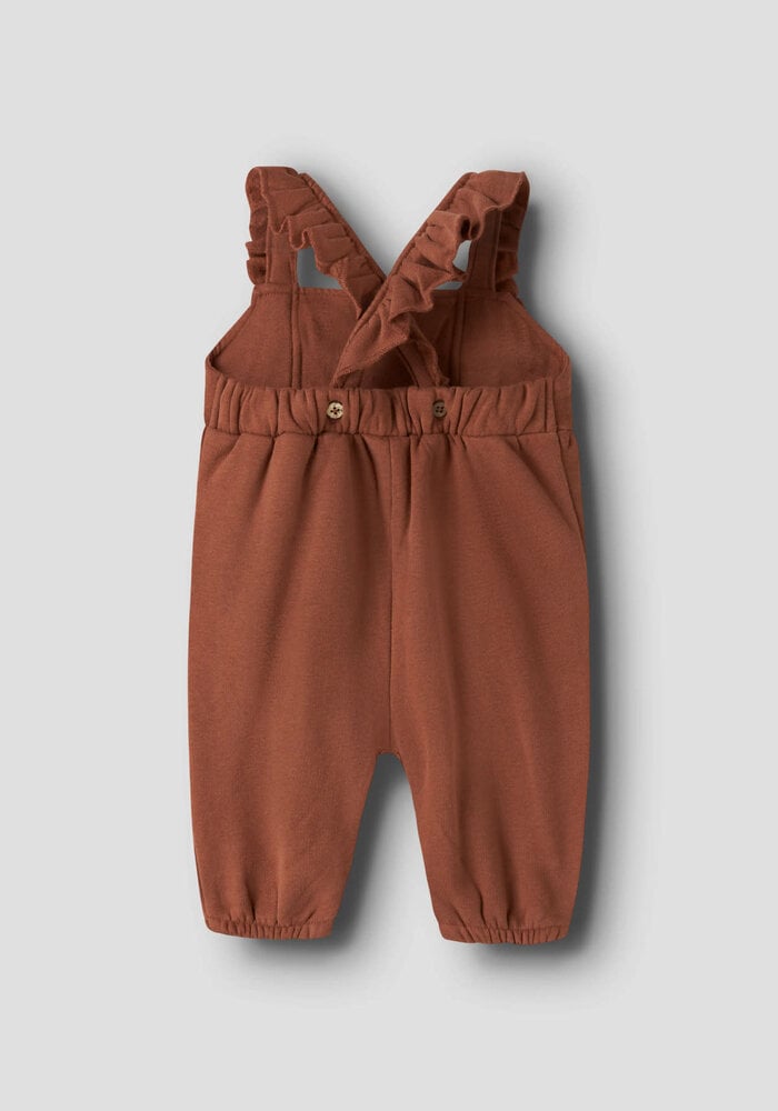 Lil' Atelier NBFILONDON RUK LOOSE SWEAT OVERALL LIL Maple Syrup