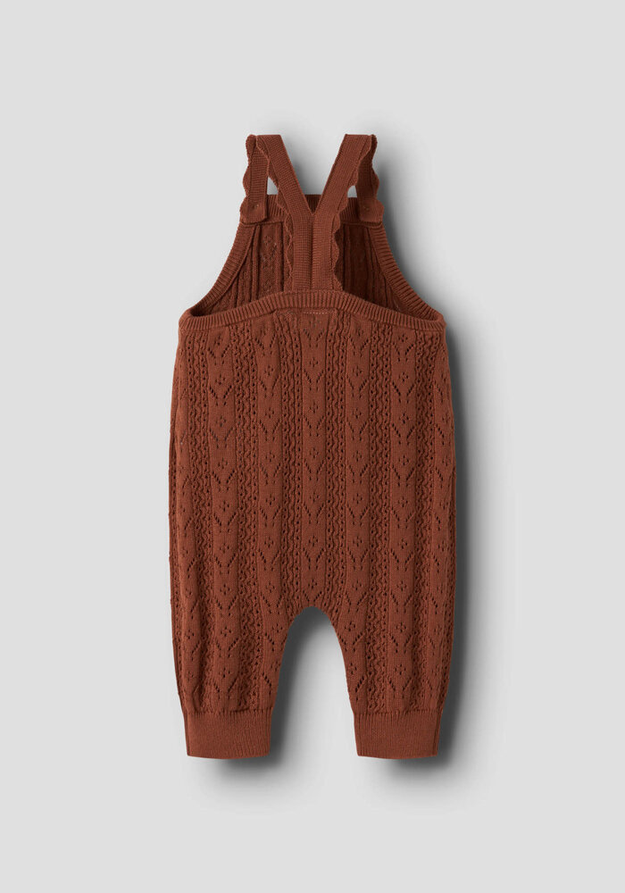 Lil' Atelier NBFKAJSA KAS KNIT OVERALL LIL Maple Syrup