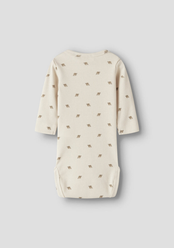 Lil' Atelier NBMLAVO ENO LS SLIM BODY LIL Turtledove PLANETS