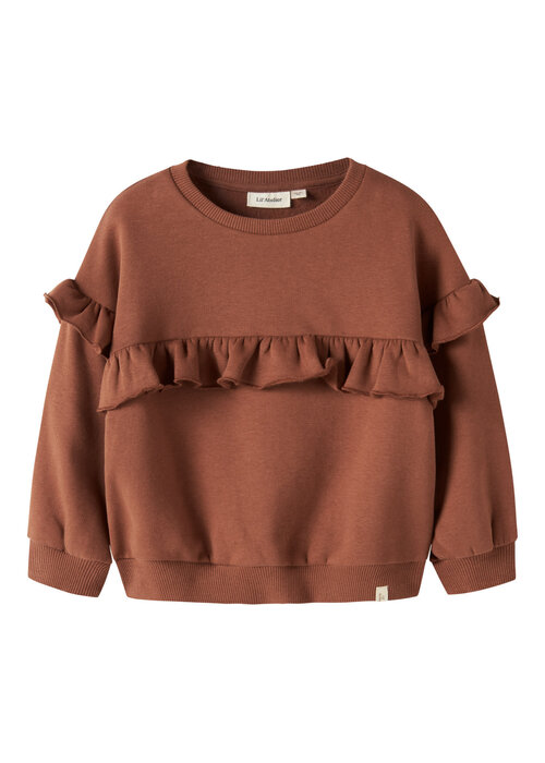 Lil' Atelier Lil' Atelier NMFILONDON RIK LS LOOSE SWEAT LIL Maple Syrup