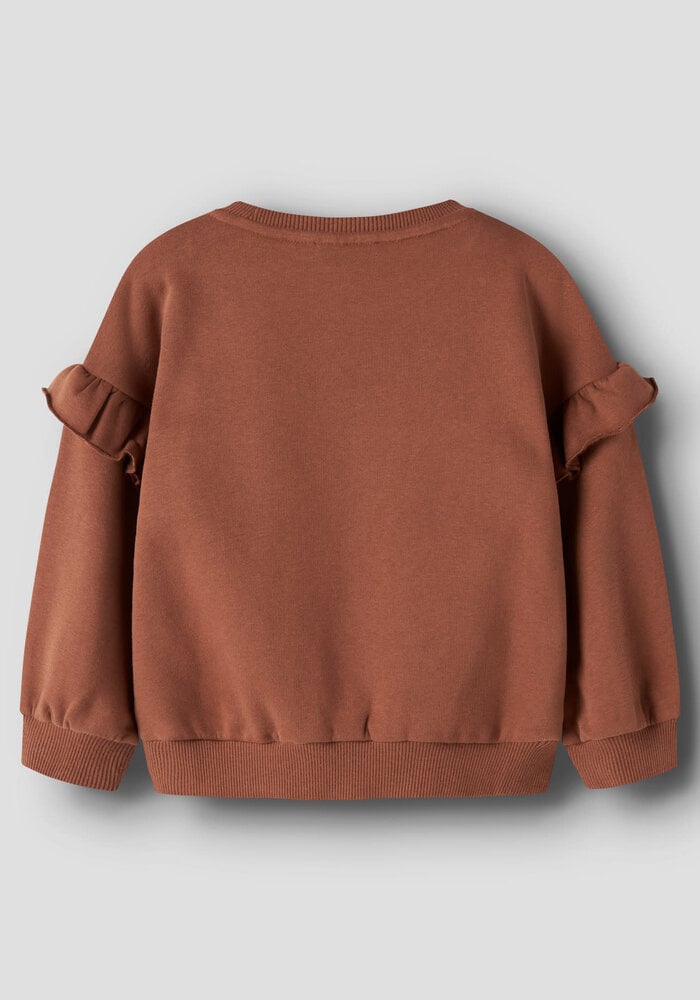 Lil' Atelier NMFILONDON RIK LS LOOSE SWEAT LIL Maple Syrup