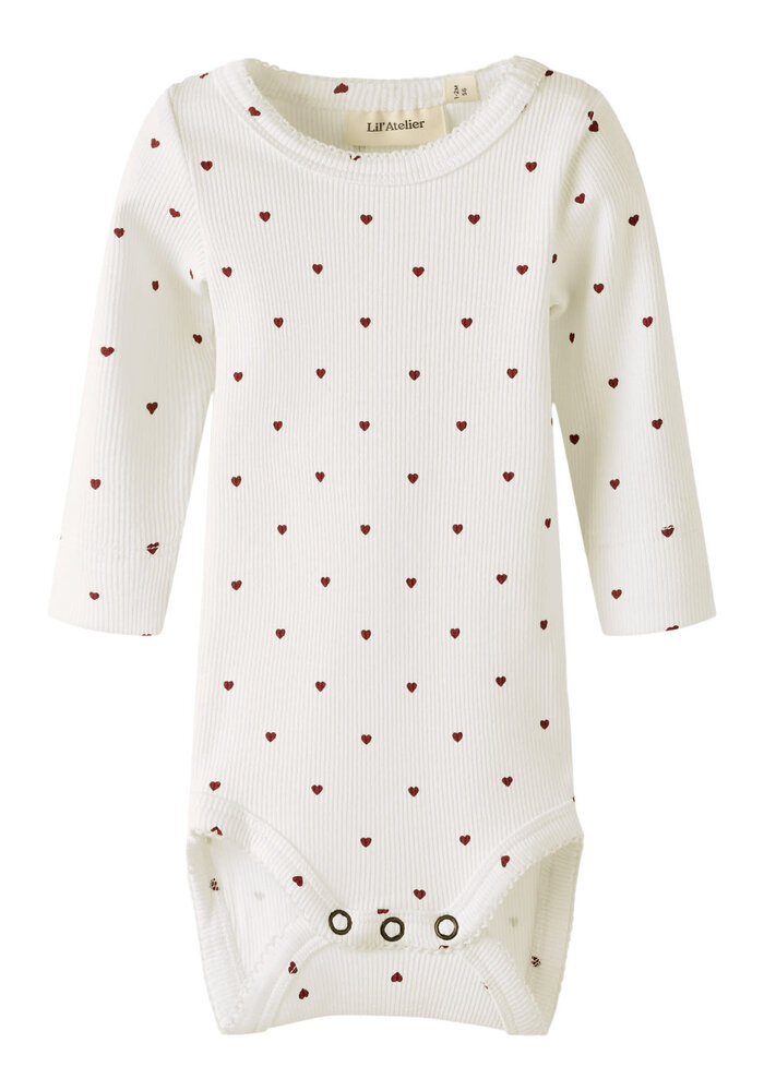 Lil' Atelier -NBFGAGO LS SLIM BODY LIL NOOS Coconut Milk HEART