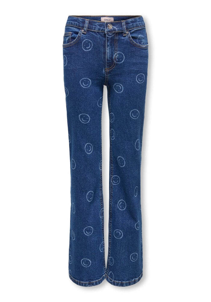 ONLY KOGJUICY REG WIDE SMILEY DNM CRO557 Blue