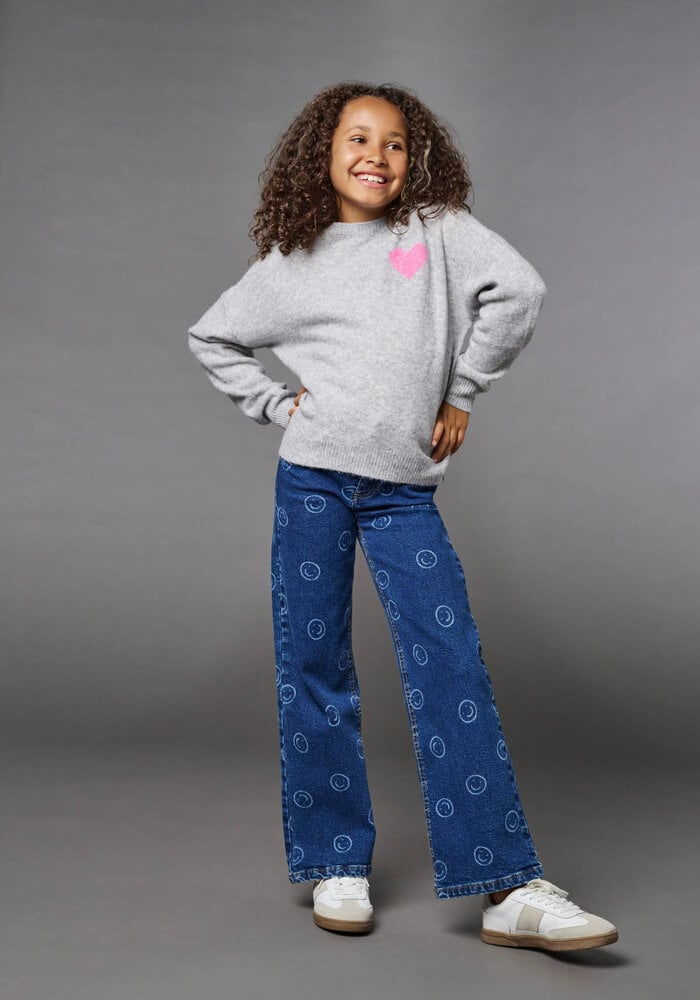 ONLY KOGJUICY REG WIDE SMILEY DNM CRO557 Blue