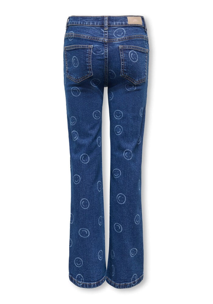 ONLY KOGJUICY REG WIDE SMILEY DNM CRO557 Blue
