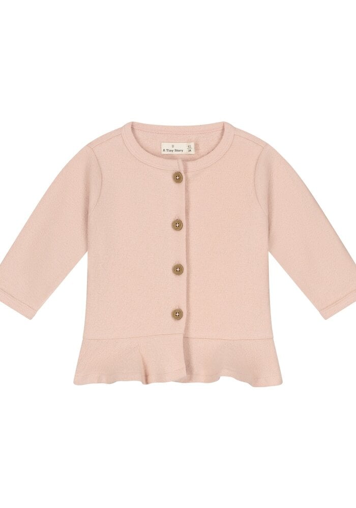 A Tiny Story baby cardigan Old pink