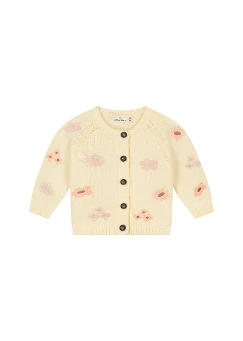 A TINY STORY A Tiny Story baby cardigan Ivory1