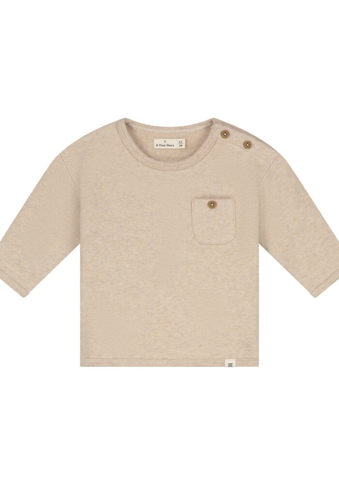 A Tiny Story baby pullover Beige melange