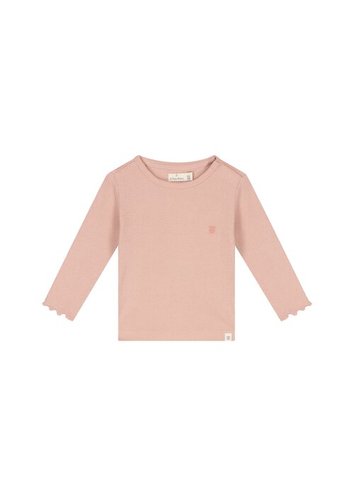 A TINY STORY A Tiny Story baby tshirt long sleeve Old pink