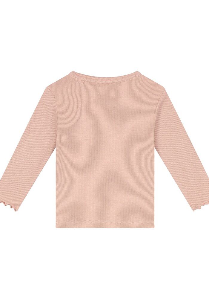 A Tiny Story baby tshirt long sleeve Old pink
