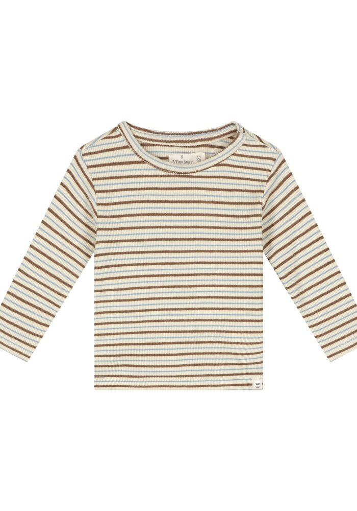 A Tiny Story baby t-shirt long sleeve Ivory2