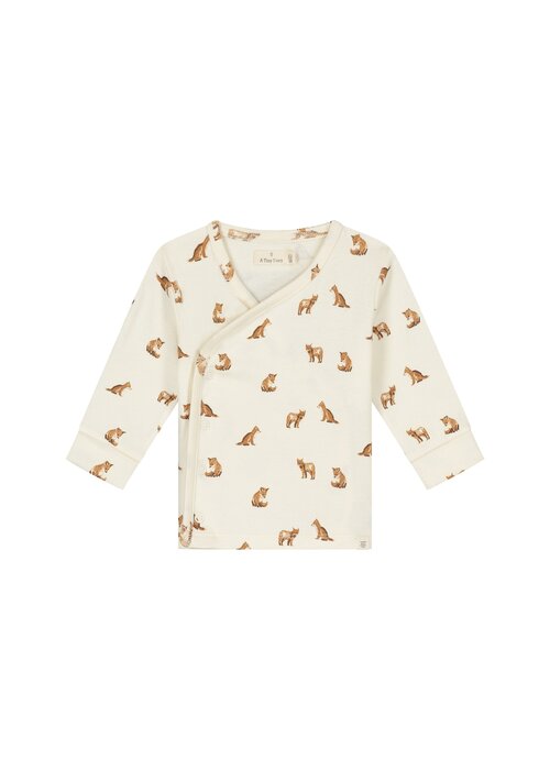 A TINY STORY A Tiny Story baby t-shirt long sleeve Ivory
