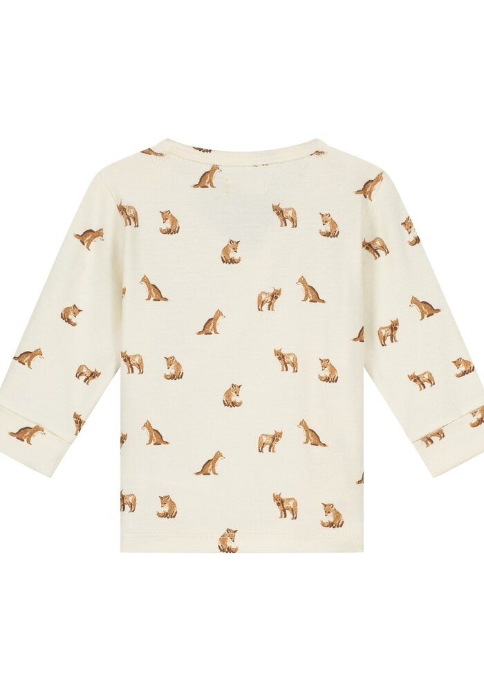 A Tiny Story baby t-shirt long sleeve Ivory