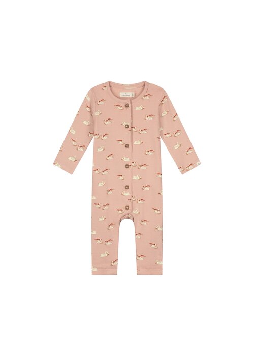 A TINY STORY A Tiny Story baby suit Old pink