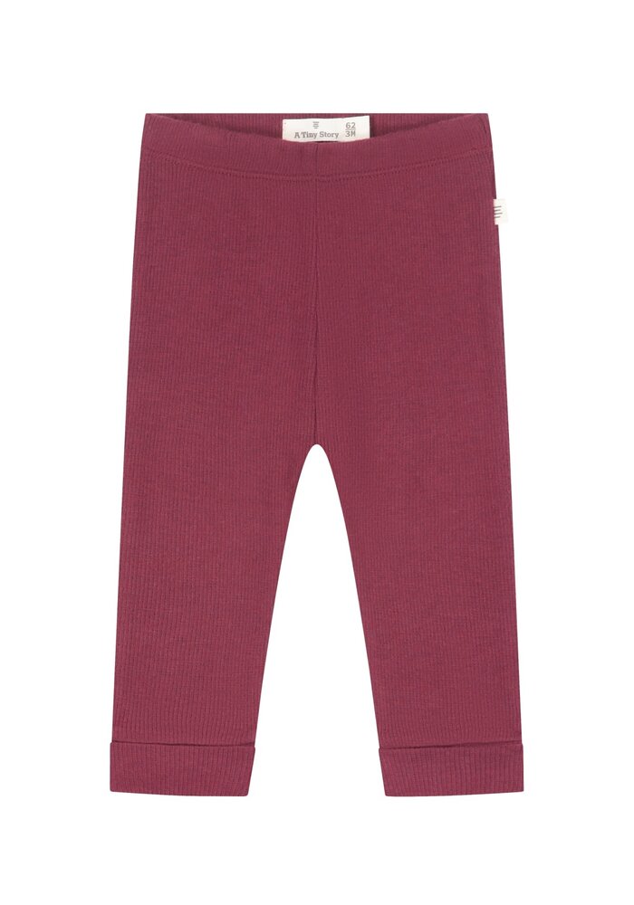 A Tiny Story baby pants Dark red III