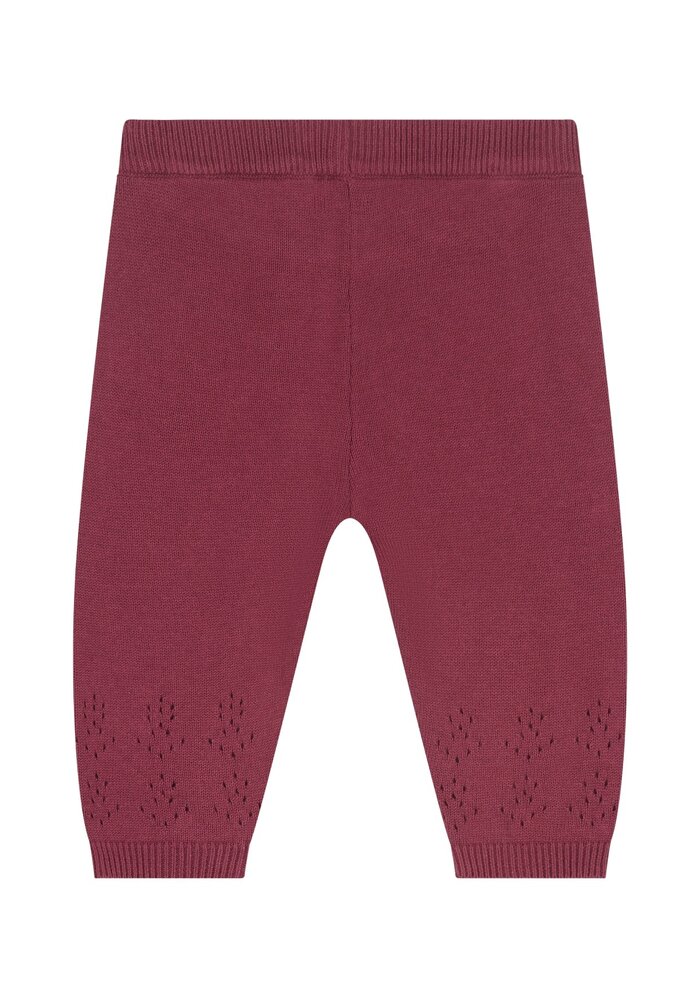 A Tiny Story baby pants Dark red