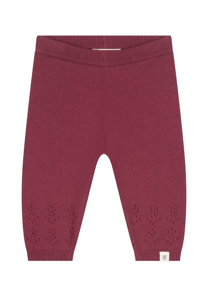 A Tiny Story baby pants Dark red