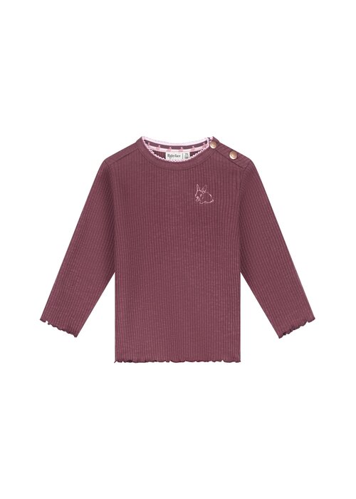 Babyface Babyface baby girls t-shirt long sleeve Bordeaux