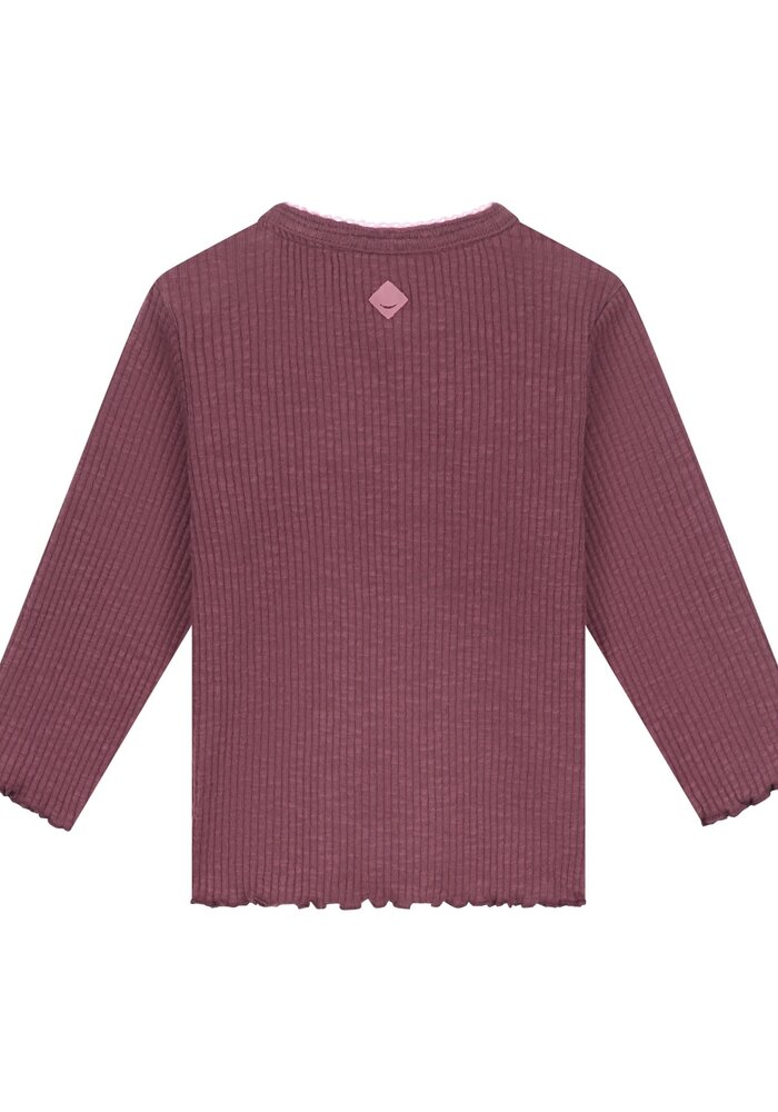 Babyface baby girls t-shirt long sleeve Bordeaux