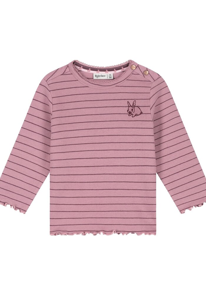 Babyface baby girls t-shirt long sleeve Rosewood