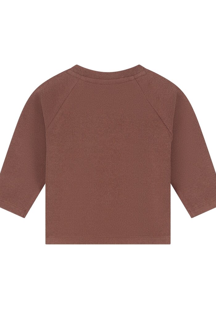 Babyface baby boys T-shirt longsleeve Chocolate
