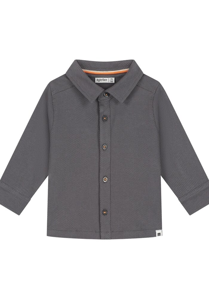 Babyface baby boys shirt longsleeve Steel