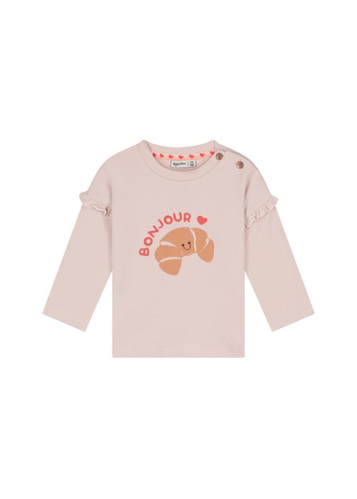 Babyface Babyface baby girls t-shirt long sleeve Light pink
