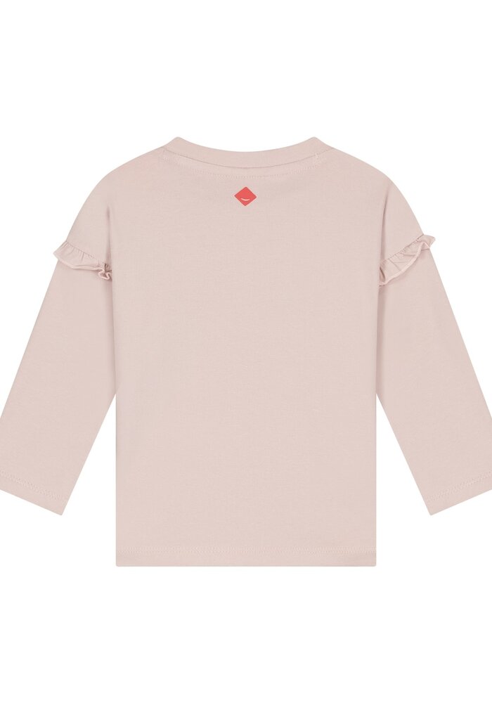 Babyface baby girls t-shirt long sleeve Light pink