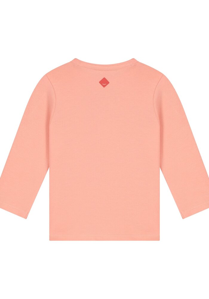 Babyface baby girls t-shirt long sleeve SALMON