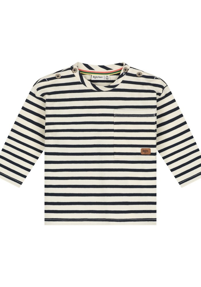 Babyface baby boys t-shirt long sleeve Navy