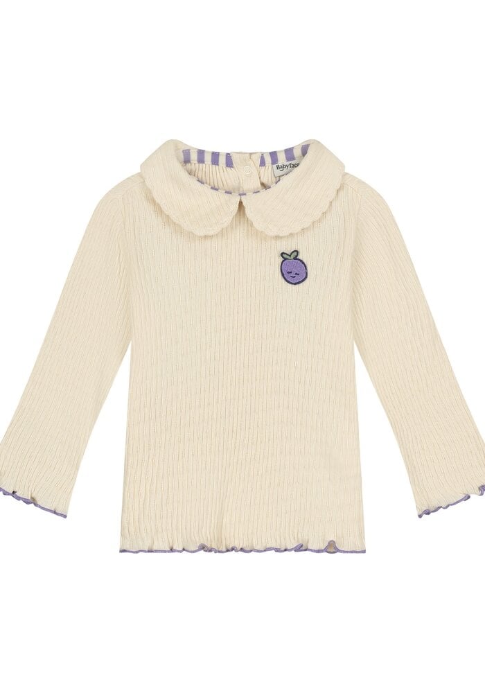 Babyface baby girls t-shirt long sleeve Creamm