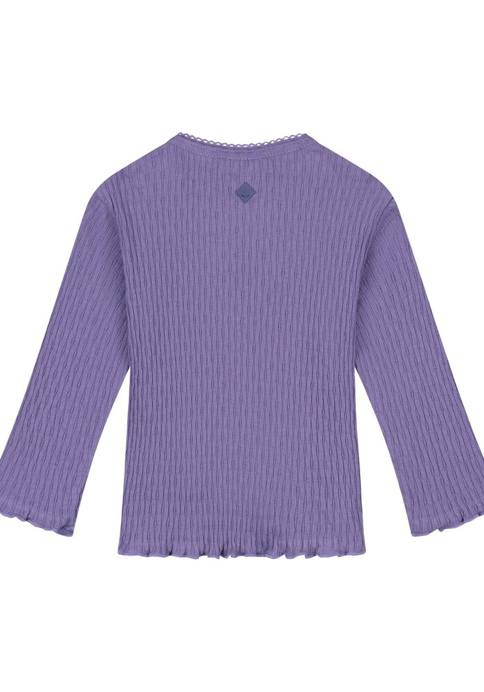 Babyface baby girls t-shirt long sleeve Faded Plumm
