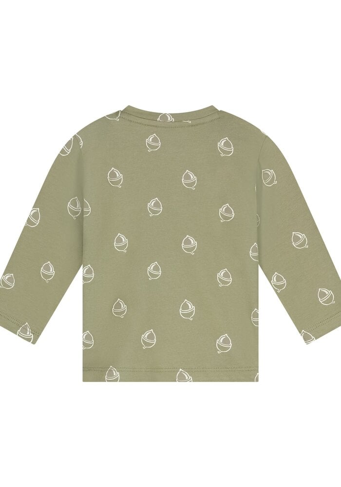Babyface baby boys t-shirt long sleeve Army