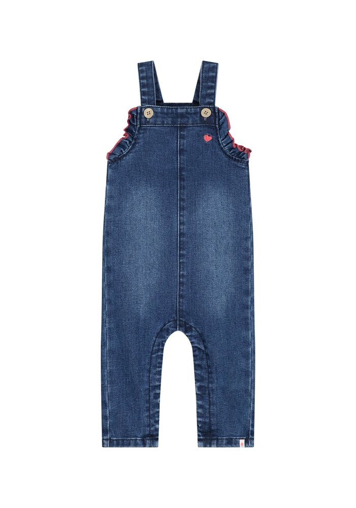 Babyface baby girls denim salopet Dark blue denim