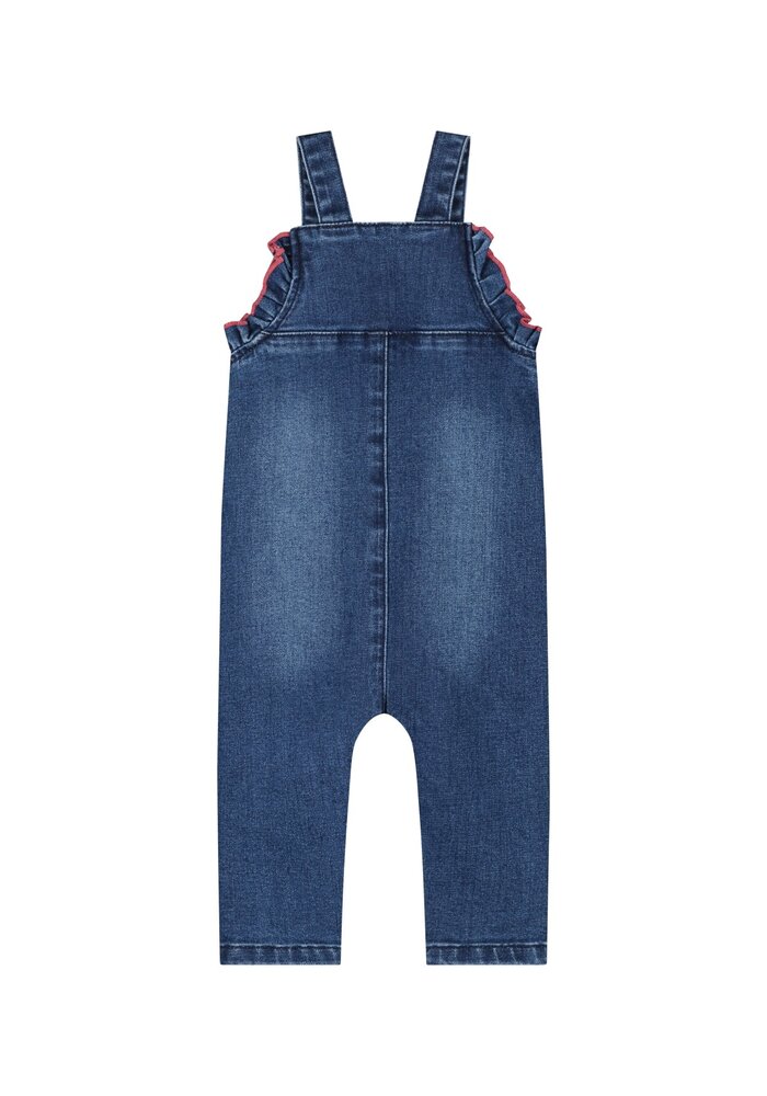 Babyface baby girls denim salopet Dark blue denim