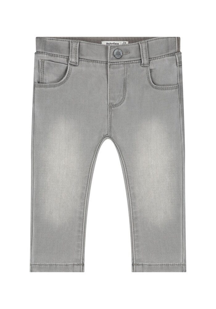 Babyface baby boys pants light grey denim