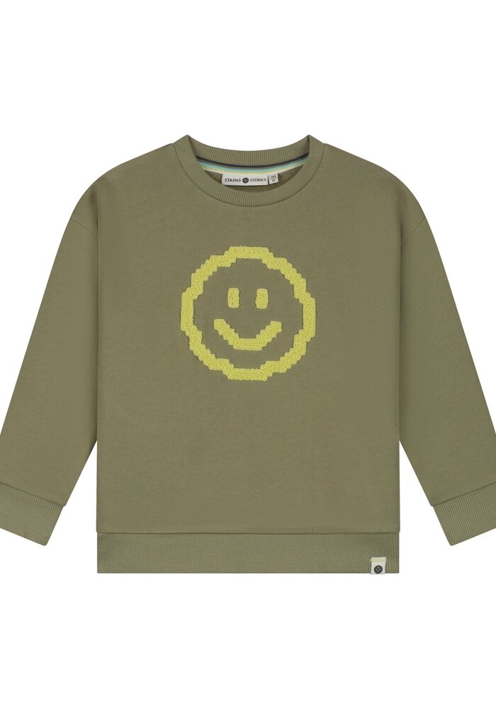 Stains and Stories boys sweatshirt Army