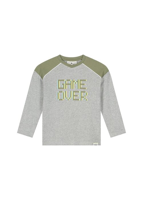 STAINS AND STORIES Stains and Stories boys t-shirt long sleeve Light Grey Melee
