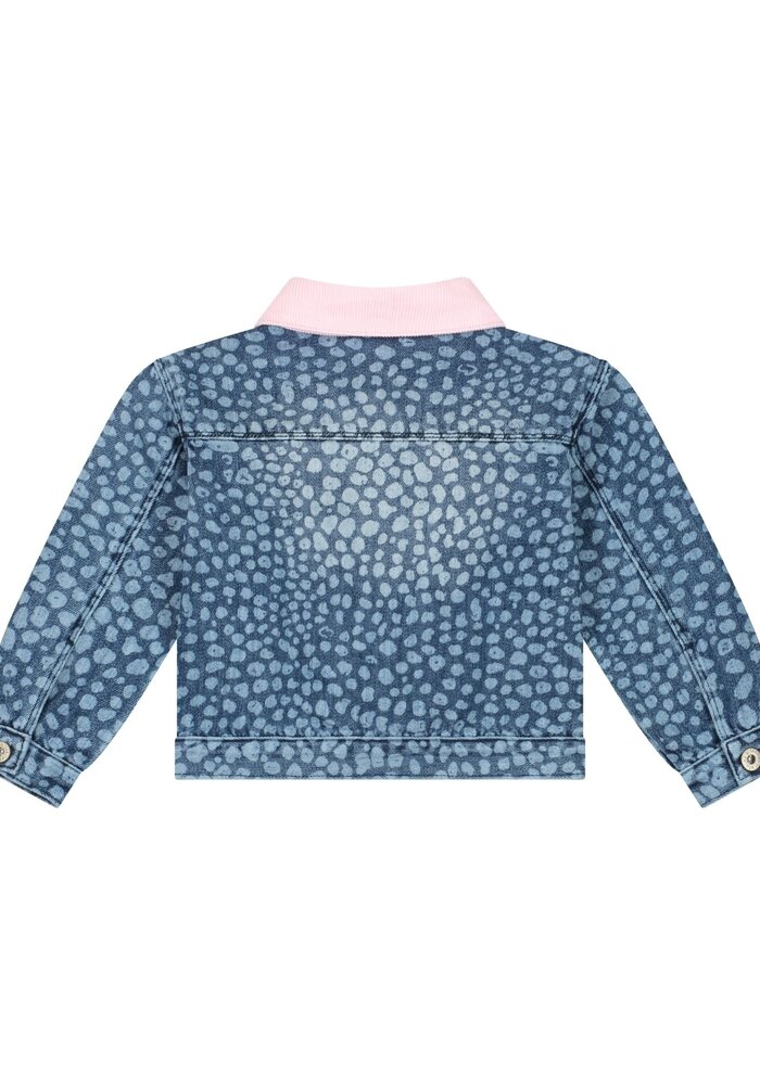 Stains and Stories girls denim jacket Medium blue denim
