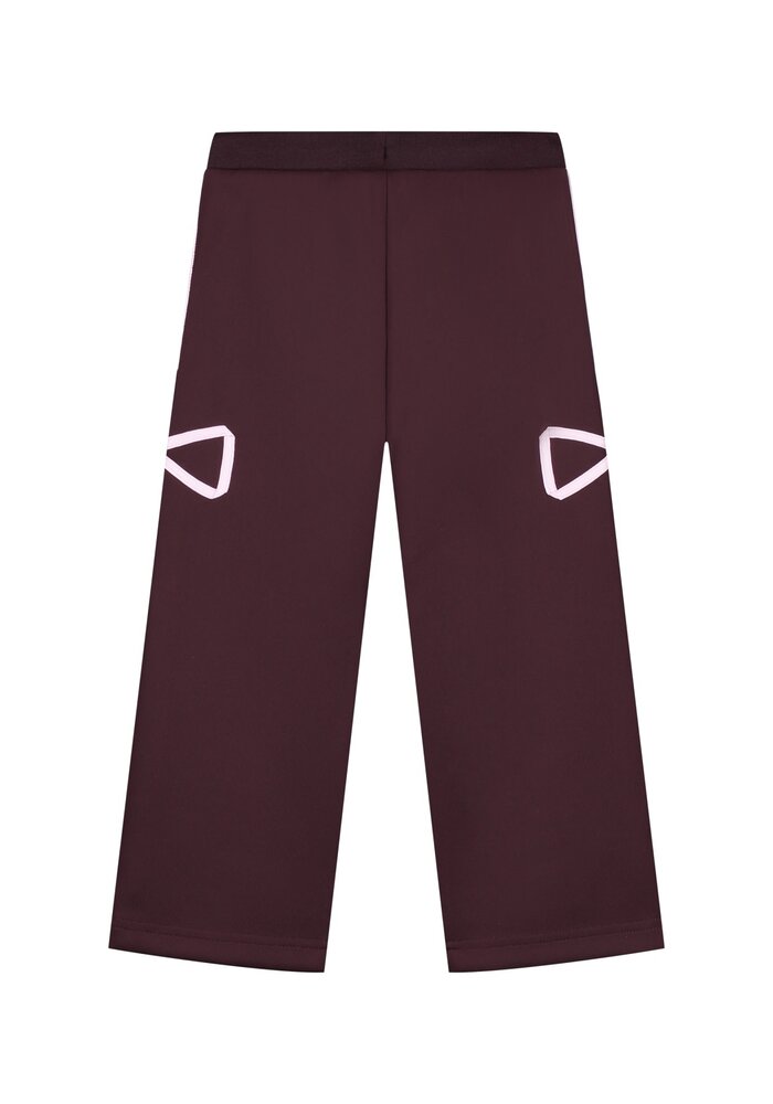 Stains and Stories girls track pant Wine Red