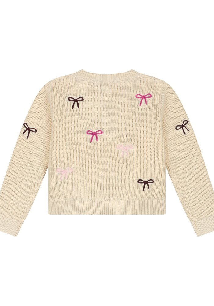 Stains and Stories girls cardigan Cream