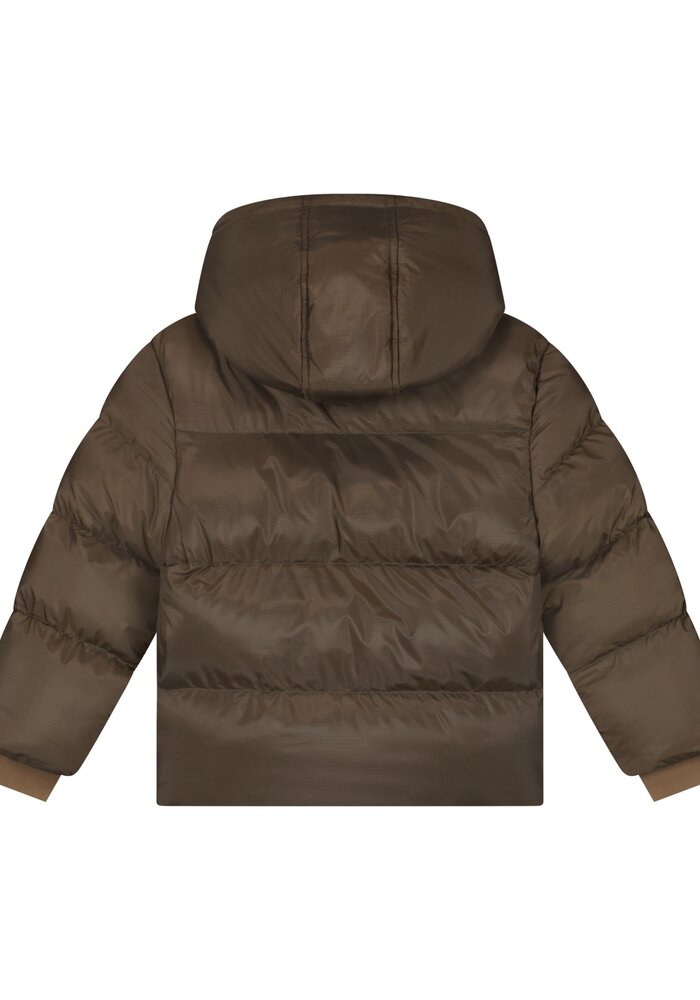 Stains and Stories boys winterjacket Dark Brown