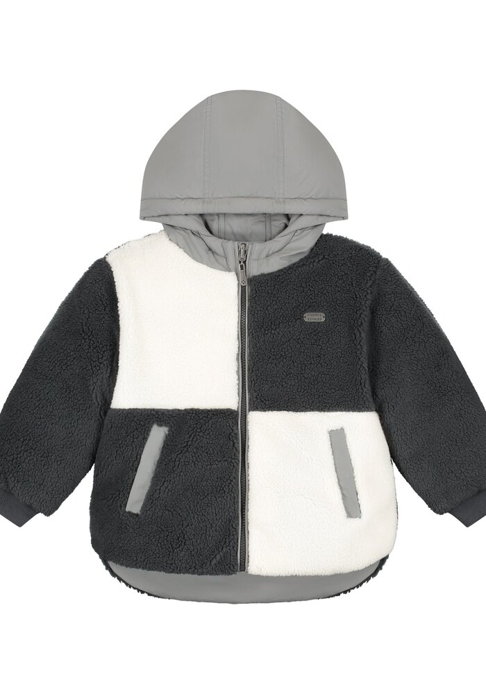 Stains and Stories boys winterjacket Grey