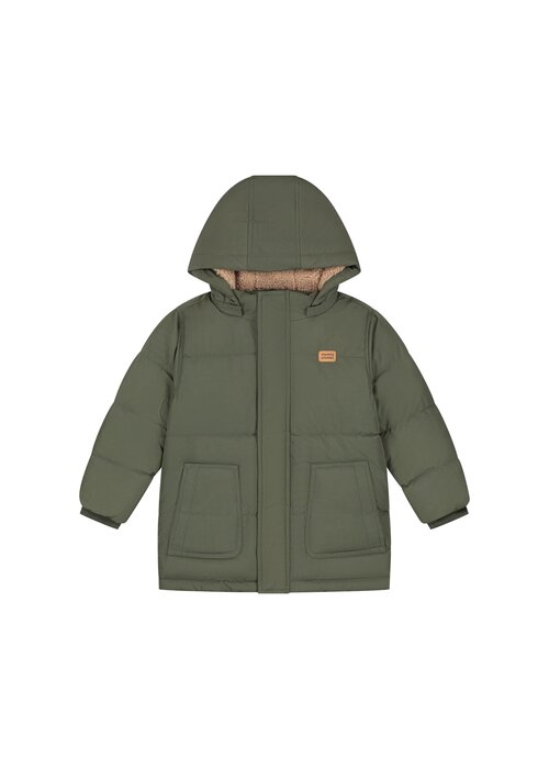 STAINS AND STORIES Stains and Stories boys winter short parka Army