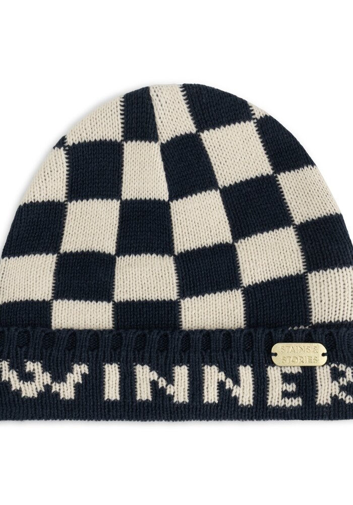 Stains and Stories boys hat Medium Blue