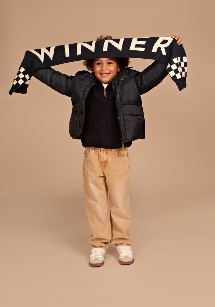 Stains and Stories boys scarf Medium Blue